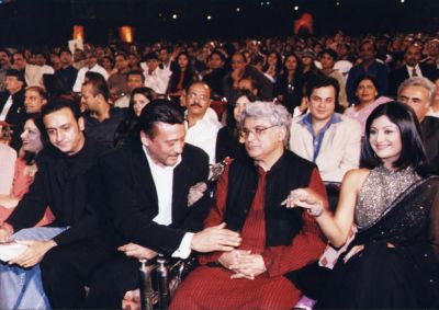 Jackie Shroff, Javed Akhtar and Shilpa Shetty 