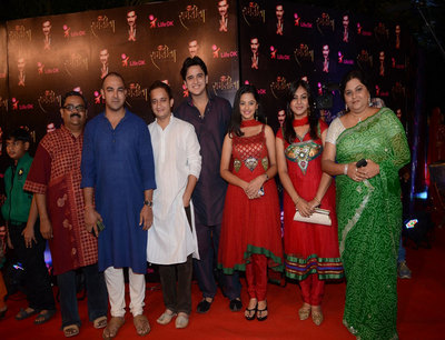 Alaxmi cast at the launch of Life OK's Ramleela, Ajay Devgn ke Saath!