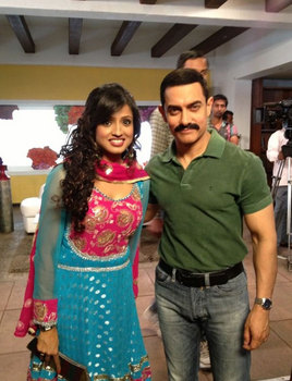 Alefia Kapadia with Aamir Khan 