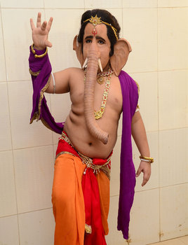 Ganesha as he blesses