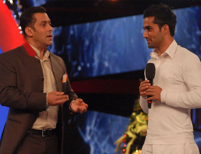 Salman Khan with Vishal 