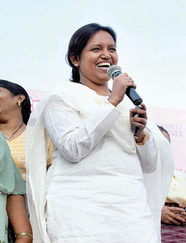 Varsha Gaikwad, Minister for Women & Children\'s Welfare ..
