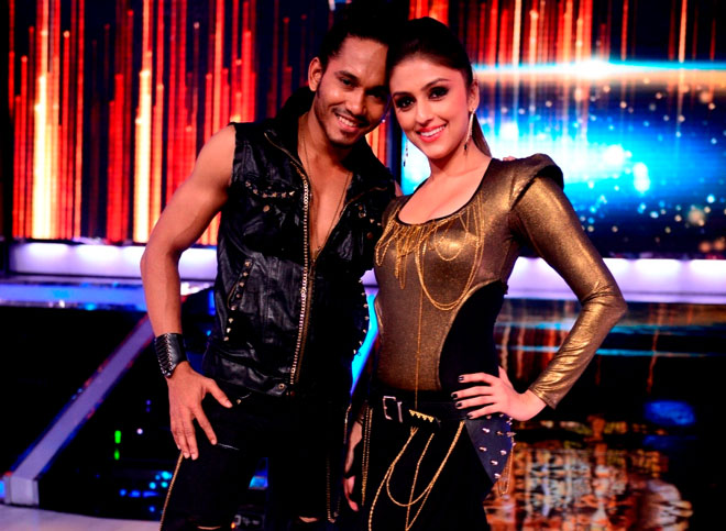 Aarti Chabria with her choreographer Cornel