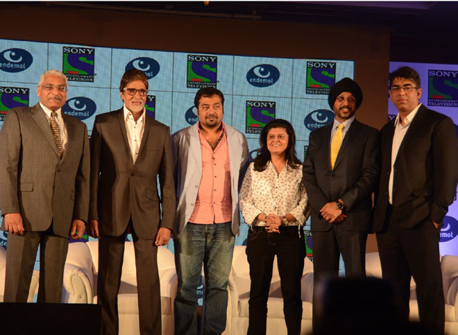 Man Jit Singh, Amitabh Bachchan, Anurag Kashyap, Sneha Rajani, N.P. Singh and Deepak Dhar