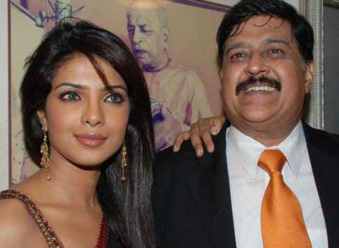 Priyanka Chopra with father Dr Ashok Chopra