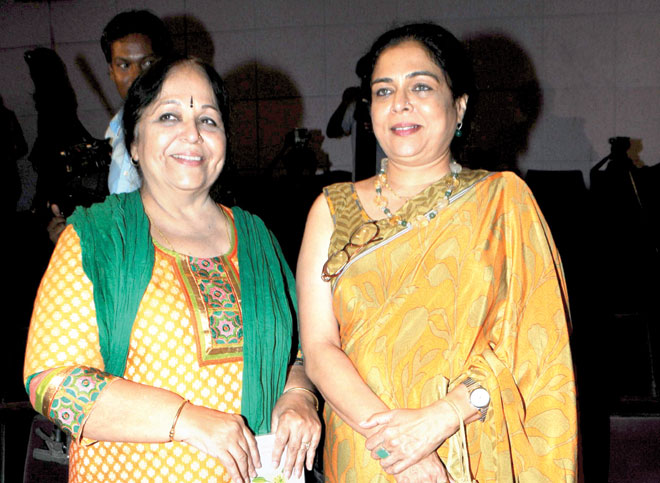 Rohini Hatangadi with Reema Lagu 