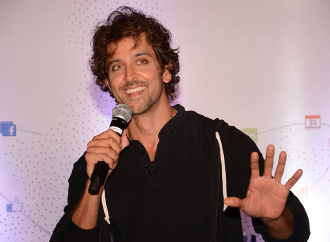 Hrithik at Krrish 3â€™s Motion Poster which was unveiled via Facebook Live Video Chat