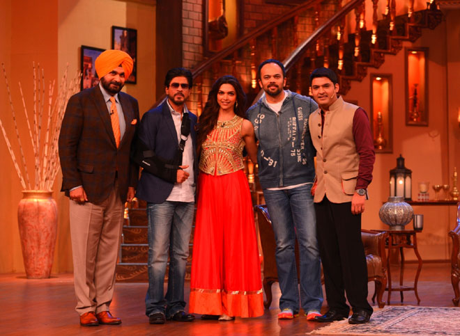 Chennai Express team on the sets of Comedy Nights with Kapil