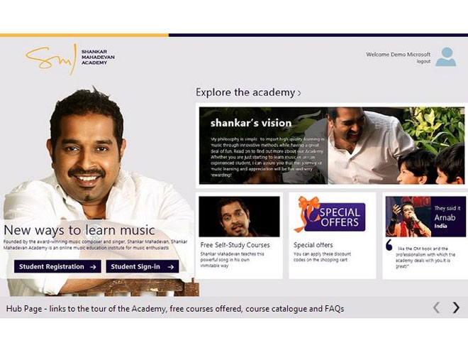Shankar Mahadevan Academy App for Windows 8