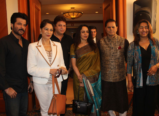 Anil Kapoor, Simi Grewal, Shashi Ranjan, Hema Malini,  T. Subbarami Reddy & Anu Ranjan