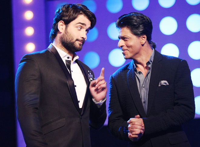 Vivian and SRK sharing a fun moment