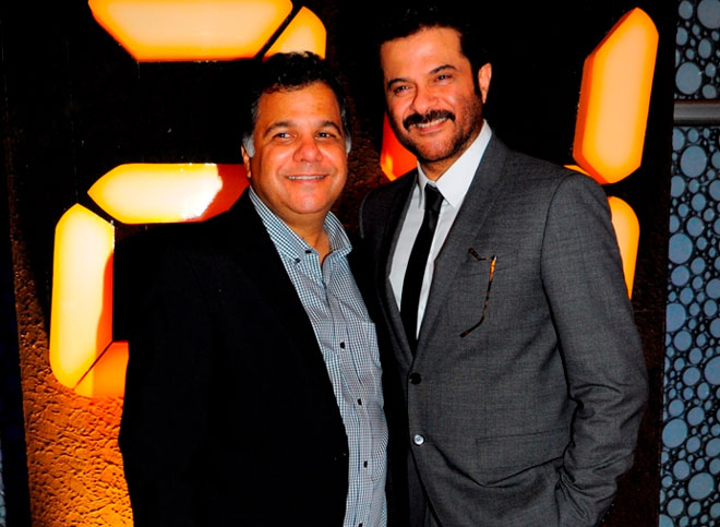 Raj Nayak CEO, COLORS and Anil Kapoor at the trailer launch of 24