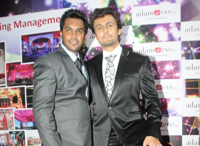 Aseem Singh with Sonu Nigam