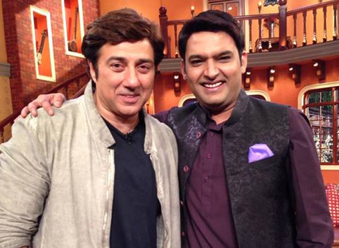 Kapil with Sunny Deol 