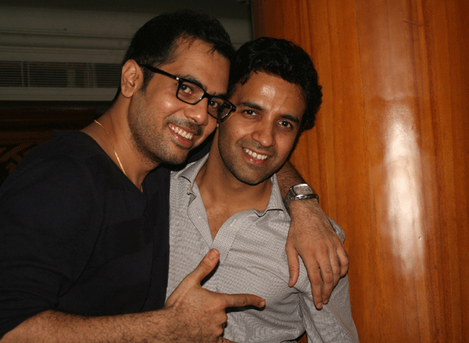 Sachal Tyagi with a friend