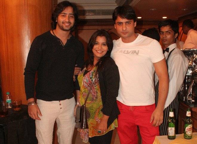 Shaheer Sheikh, Kshiti Jog and Rohit Bhardwaj