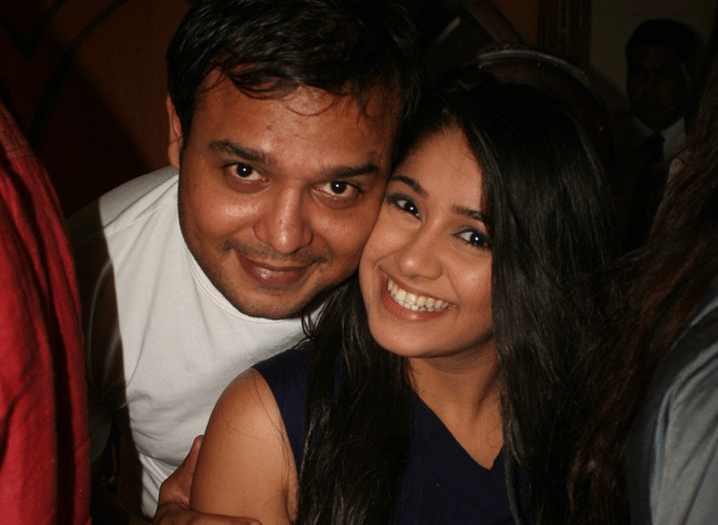 Siddharth Kumar Tewary with Chandni