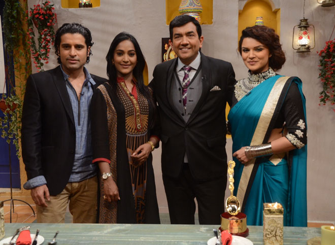 Maharana Pratap cast on Sanjeev Kapoor Ke Kitchen Khiladi