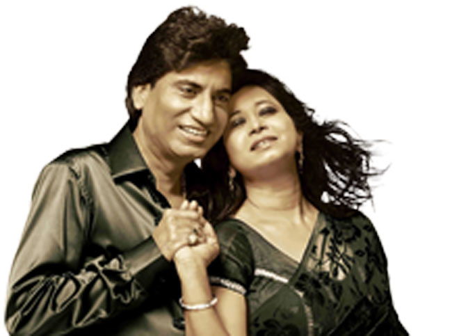 Raju Srivastava and wife Shikha