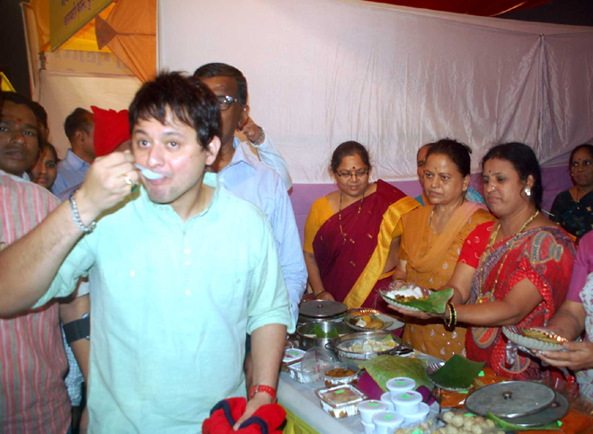 Swwapnil Joshi at Food festival