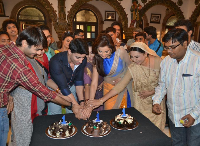 Gautam Rode Monica bedia and the cast and crew at SC anniversary celebration