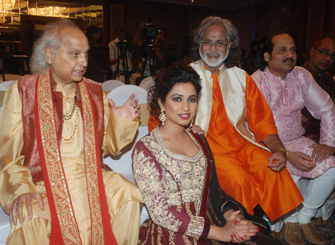 Pt. Jasraj, Shreya Ghoshal, Pt. Vishwa Mohan Bhatt and Pt. Ronu Mujumdar