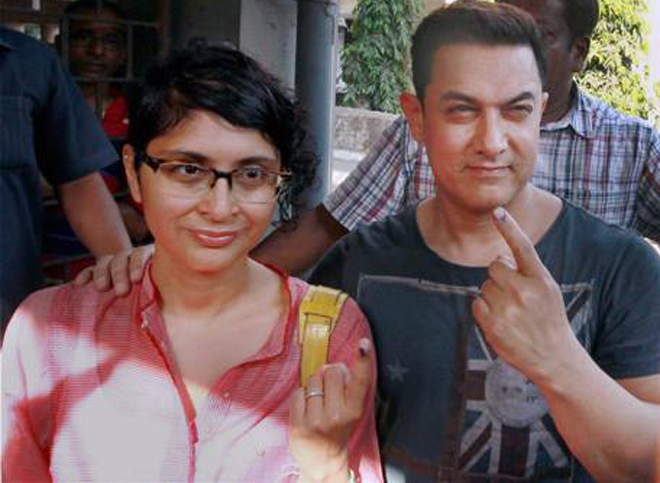 Kiran Rao & Aamir Khan 