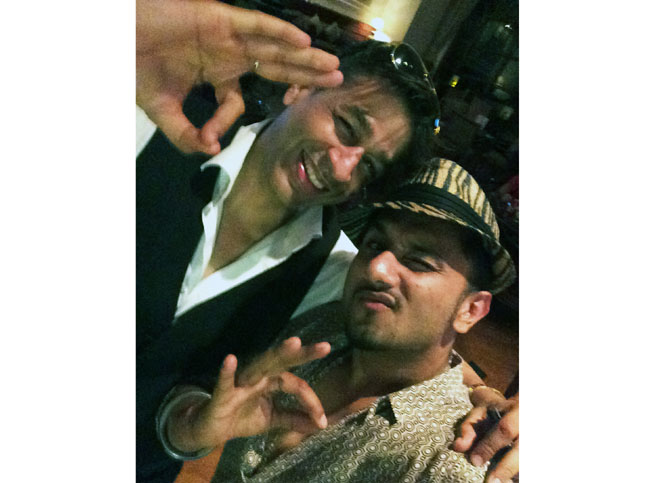 Rajat Bedi and Honey Singh 