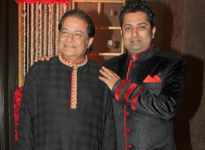 Anup Jalota with Sumeet Tappoo