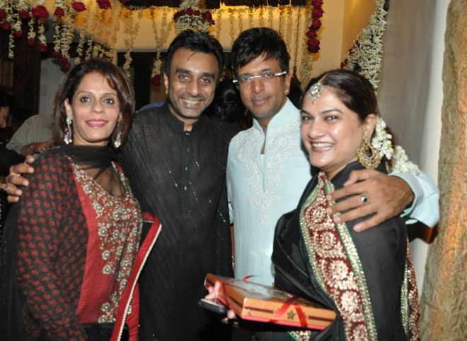 Sanjay Ghadvi with wife