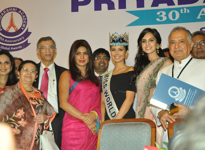 Mrs Rajashree Birla, Niranjan Hiranandani, Priyanka Chopra, Megan Young, Koyal Rana, Nanek Rupani