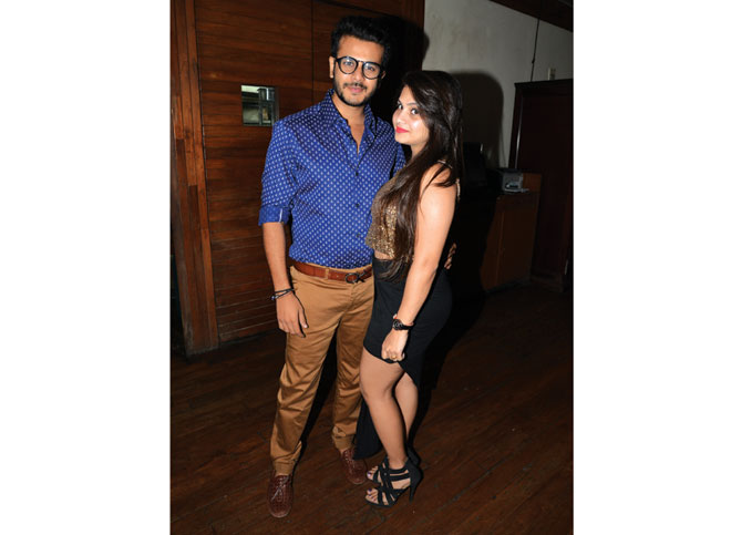 Jay Soni with wife 