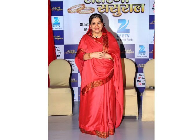 Farida Jalal as Dadi Maa at the launch of Satrangi Sasural