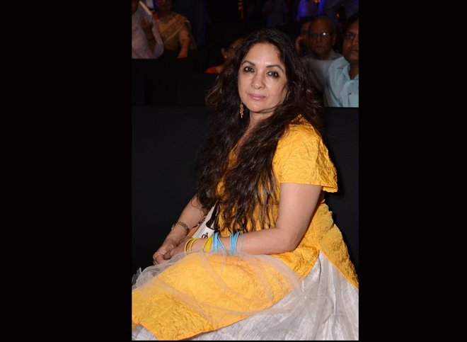 Ms. Neena Gupta spotted at the being mortal launch at the Sofitel Mumbai BKC