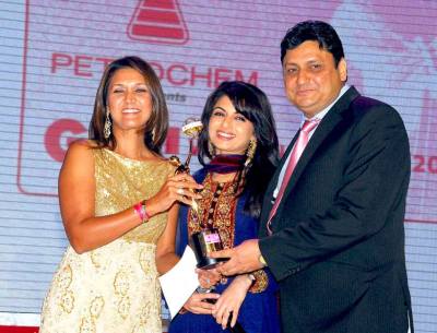 Bhagyashree and Mohammad Zafar Shah Khan (Chairman Grand Midwest Group of Hotels) to Jayshree Gupta