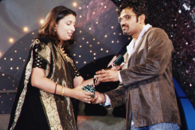 Smriti Zubin Irani, Suniel Shetty