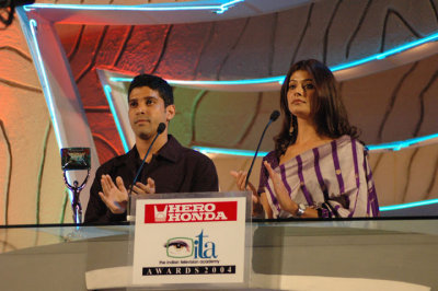 Farhan Akhtar and Pooja Batra 