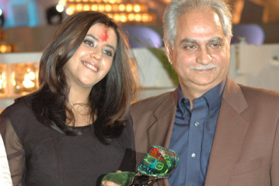 Ekta Kapoor and Ramesh Sippy 