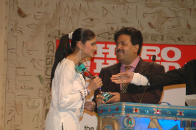 Prachi Desai with Rajeev Shukla