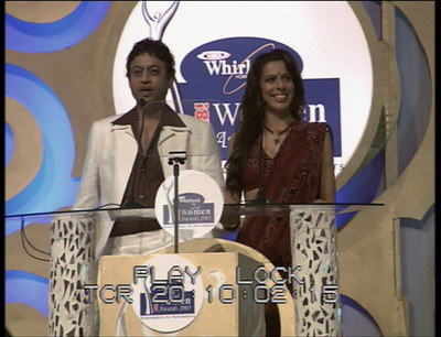 Anchor Irrfan Khan and Pooja Bedi 