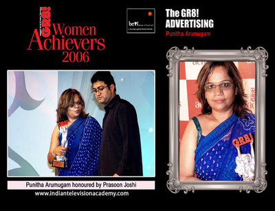 Punitha Arumugam, CEO Madison with Prasoon Joshi 