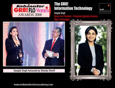 Sangita Singh honoured by Shardul Shroff 