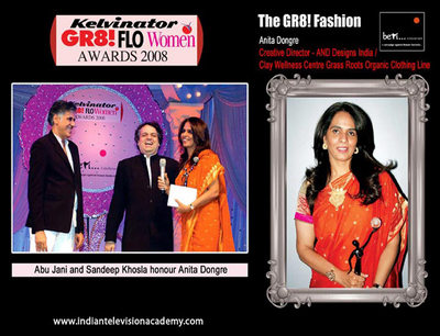 Abu Jani and Sandeep Khosla honour Anita Dongro 