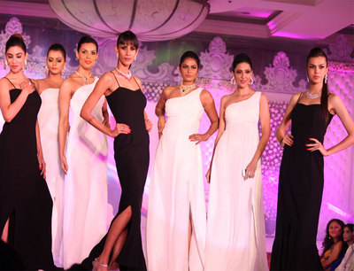 Models Walking the ramp