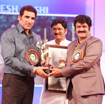 Mukesh Rishi,Mohan Babu and Bala Krishna