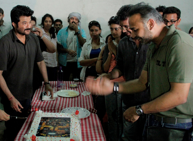 Team 24 celebrated the completion of 50 days of shoot