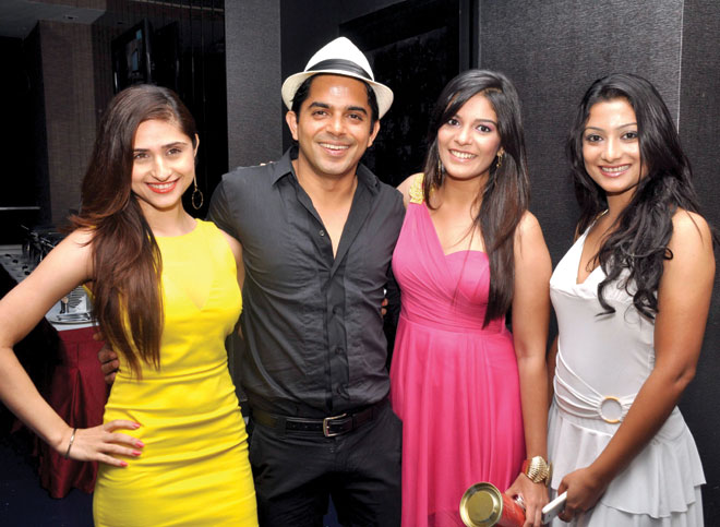 Pooja With Raj  and Hunar Hali