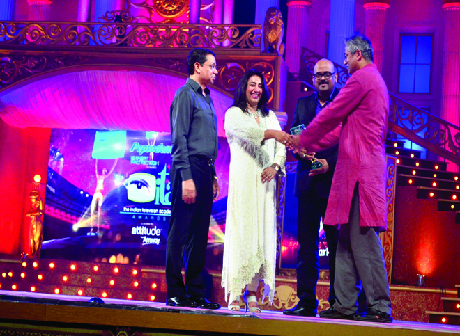 Anu Ranjan- President, The Indian Television Academy, Founder- Beti and Udya Shankar- CEO, Star India to Rajdeep Sardesai 