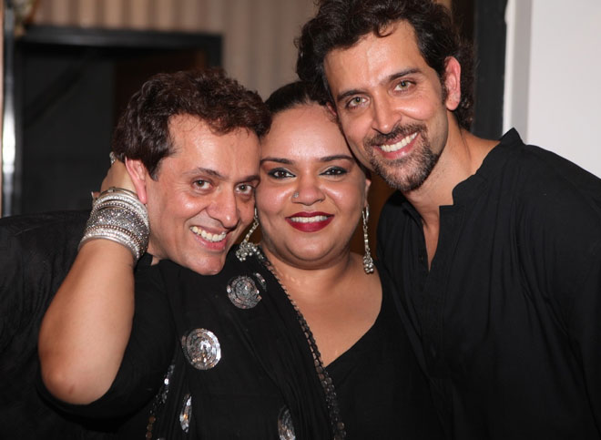 Shanoo With Hrithik Roshan and Arfeen Khan