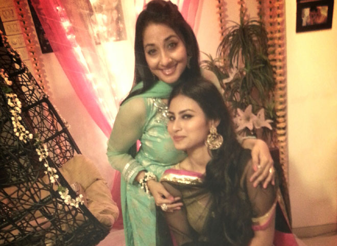 Shruti Ulfat and Mouni Roy